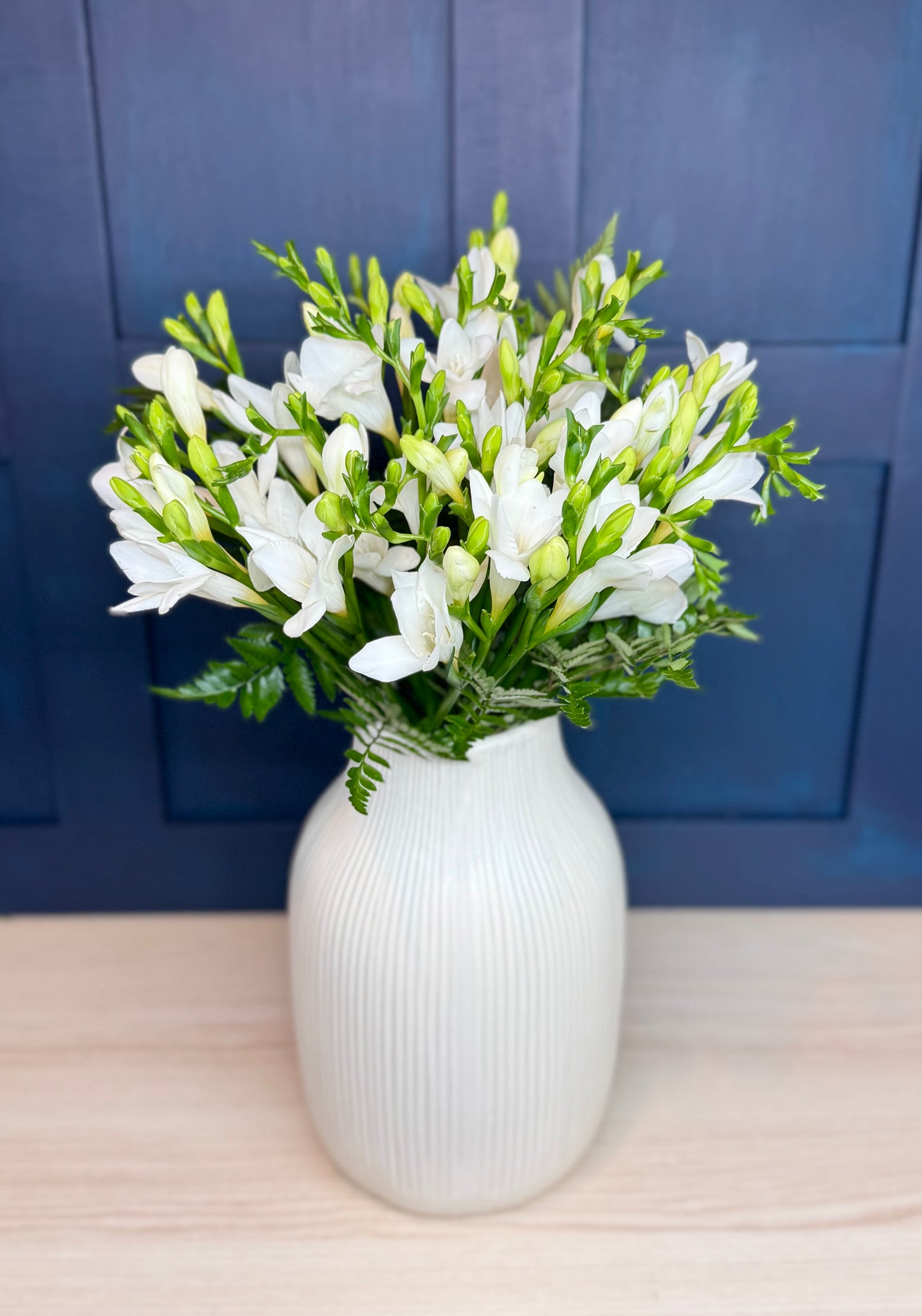 White Freesias Bouquet