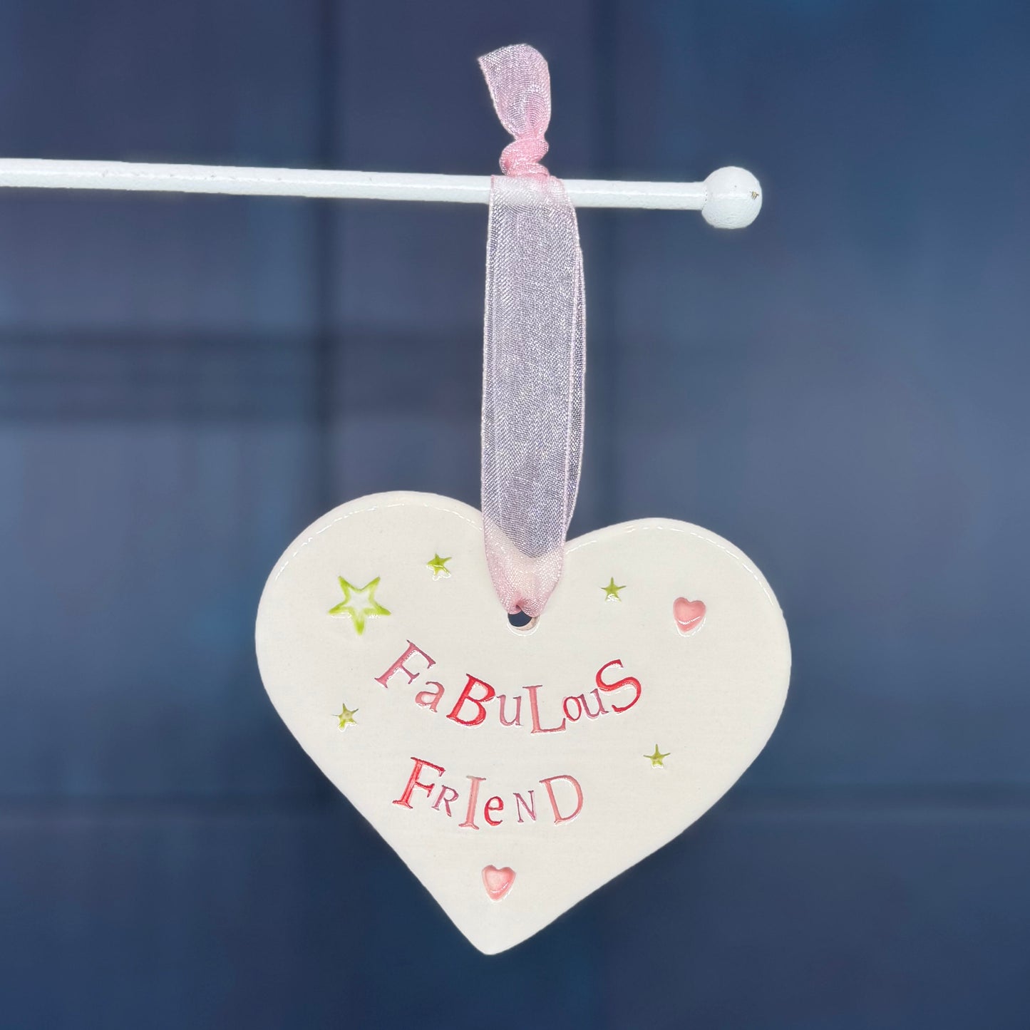 Fabulous Friend Ceramic Heart