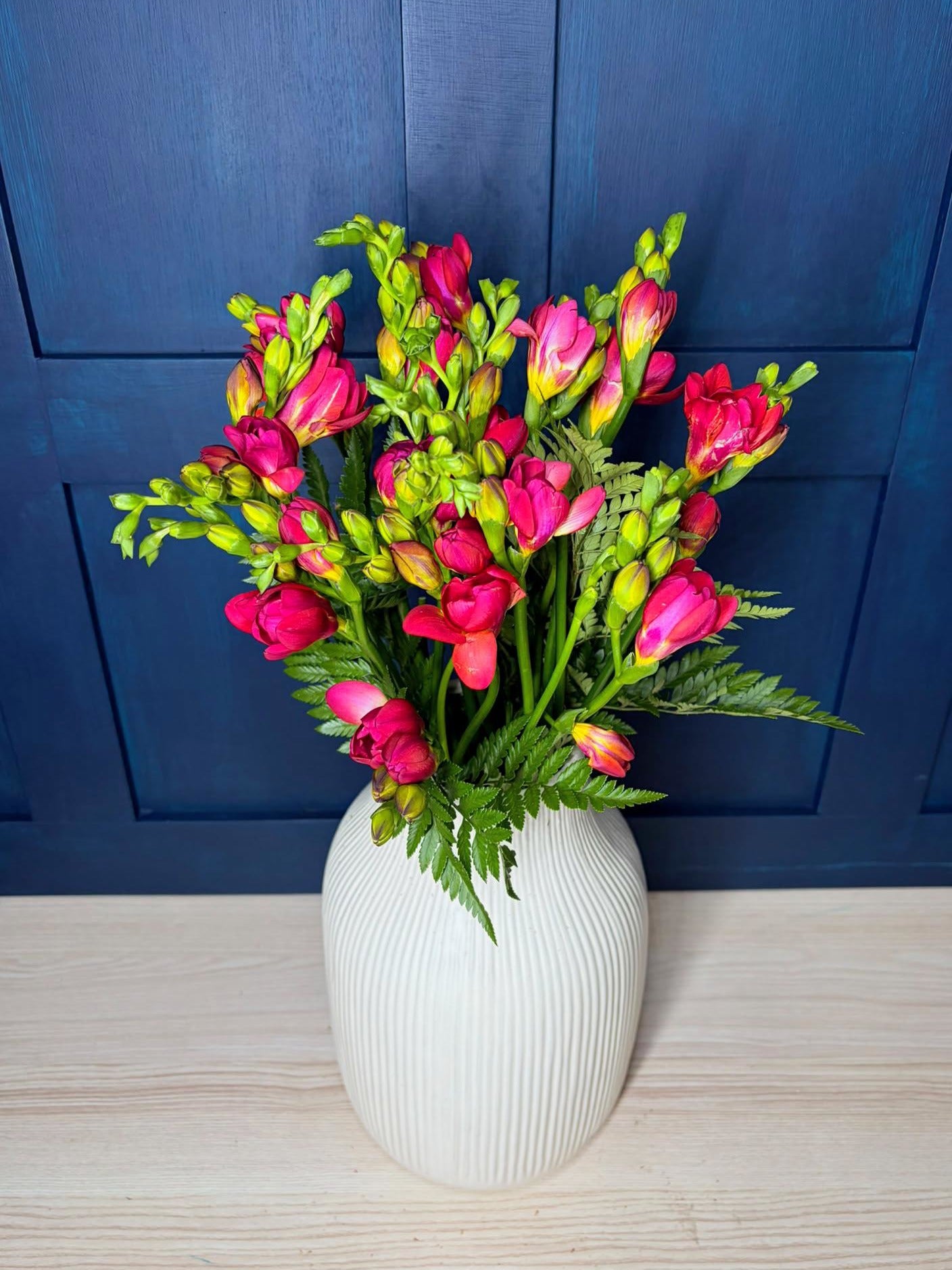 Red Freesias Bouquet