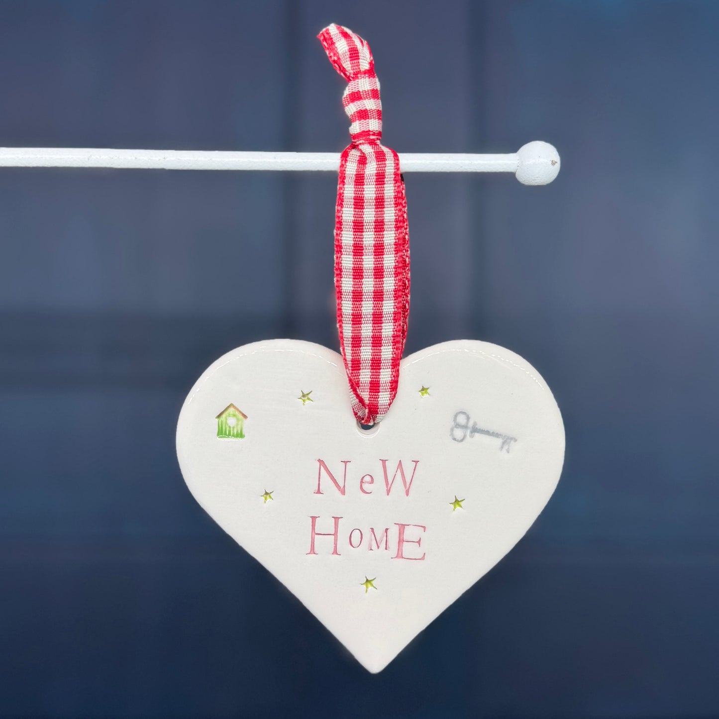 New Home Ceramic Heart