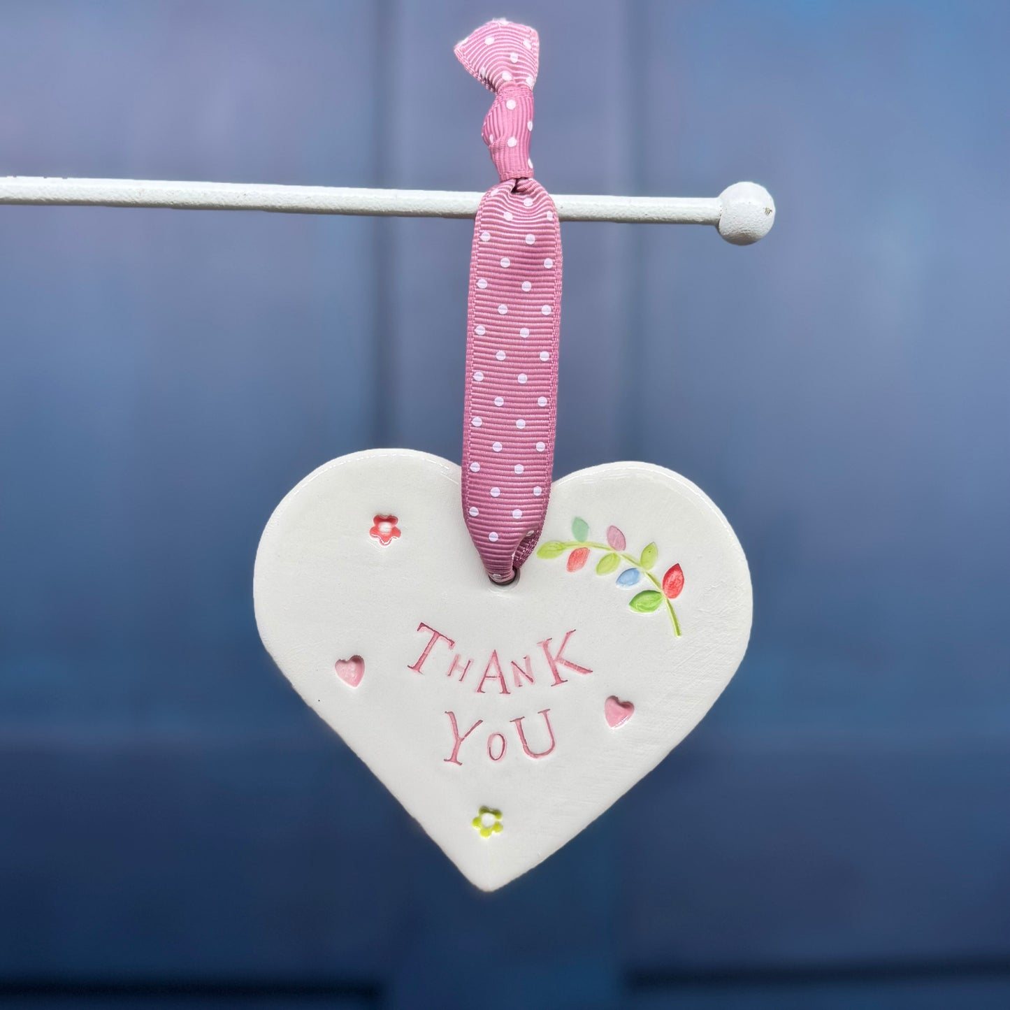 Thank You Ceramic Heart