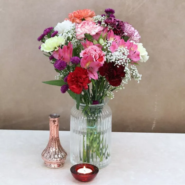 Mixed Carnations & Alstroemeria