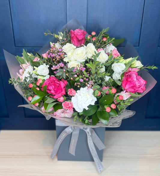 Extra Large Pink & White Premium Aqua