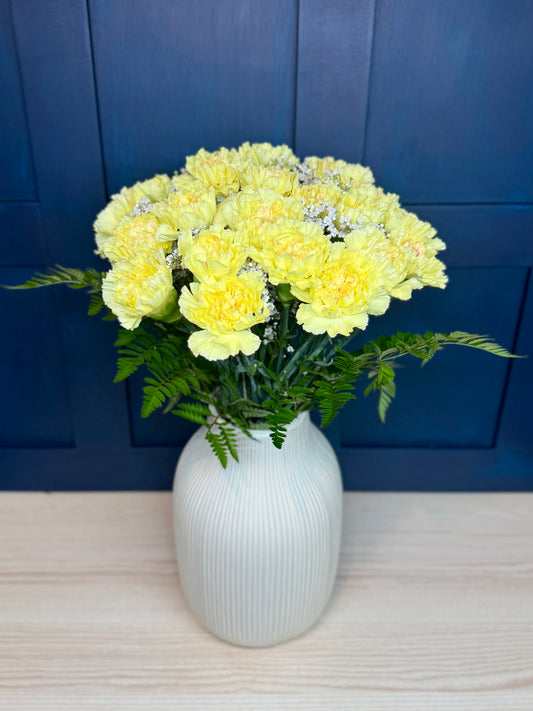 Yellow Carnations Bouquet