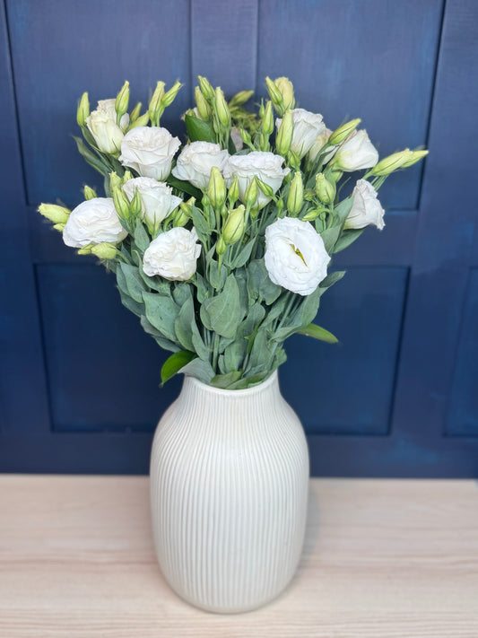 White Lisianthus Bouquet