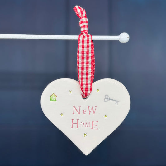 New Home Ceramic Heart